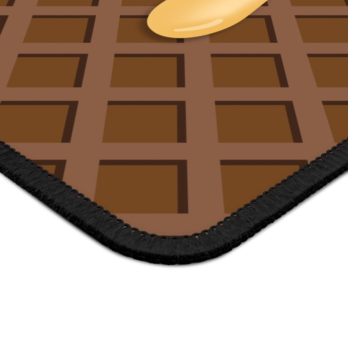Chocolate Waffle Drip Mouse Pad