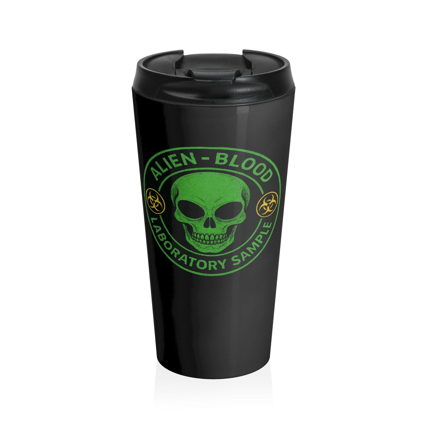 Alien Blood Laboratory Stainless Steel Travel Mug – 15oz