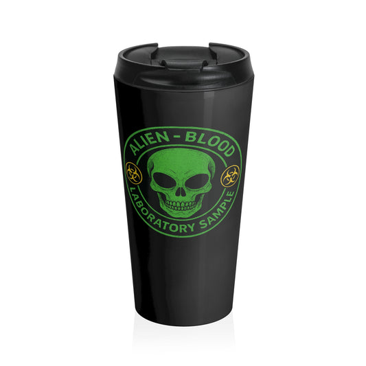 Alien Blood Laboratory Stainless Steel Travel Mug – 15oz