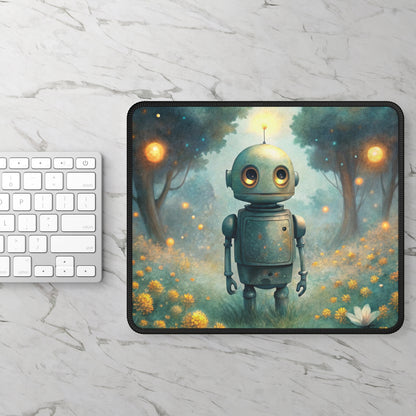 Firefly Forest Robot Mouse Pad