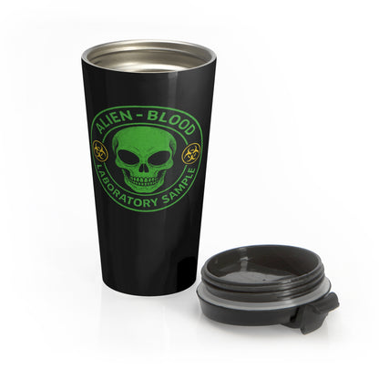 Alien Blood Laboratory Stainless Steel Travel Mug – 15oz