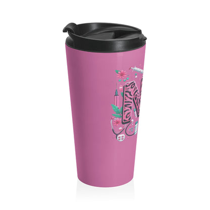 NP Nurse Pride Stainless Steel Travel Mug – 15oz