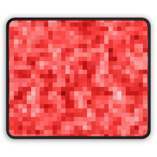 Red Pixel Mouse Pad