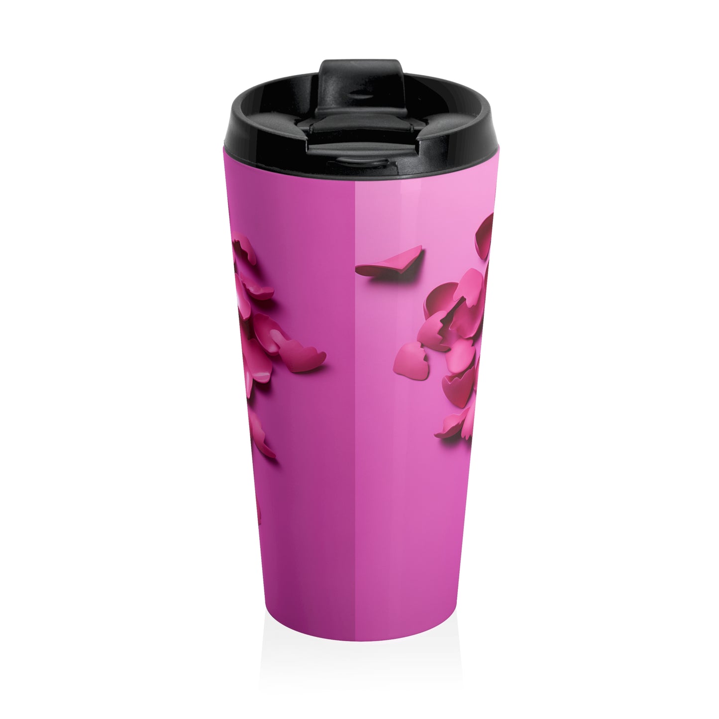 Dachshund Heart Love Stainless Steel Travel Mug – 15oz