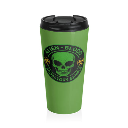 Alien Blood Laboratory Stainless Steel Travel Mug – 15oz