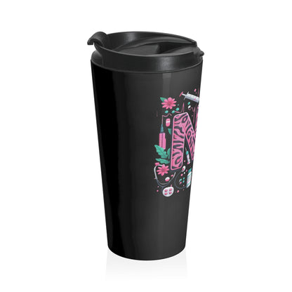 NP Nurse Pride Stainless Steel Travel Mug – 15oz