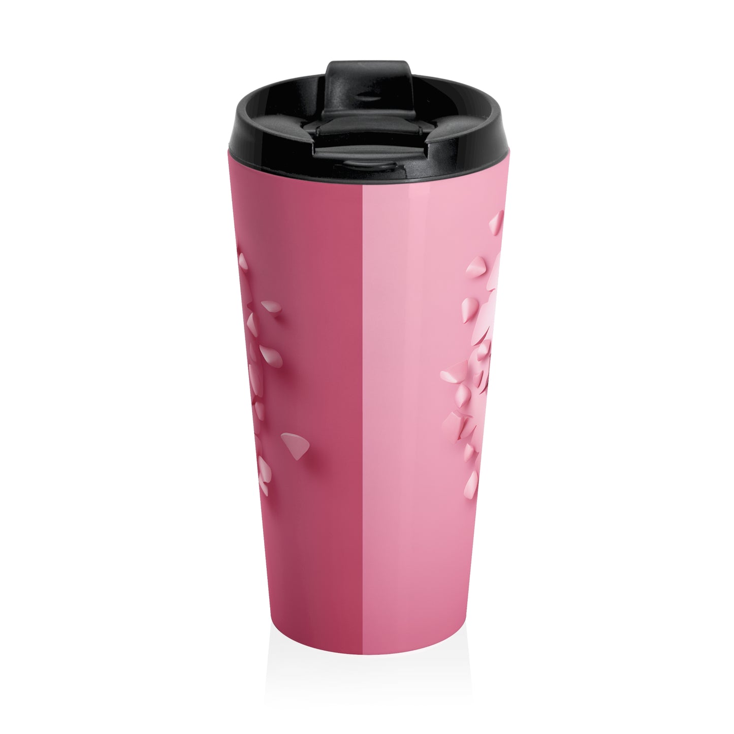 Fluffy Puppy Heartburst Stainless Steel Travel Mug – 15oz