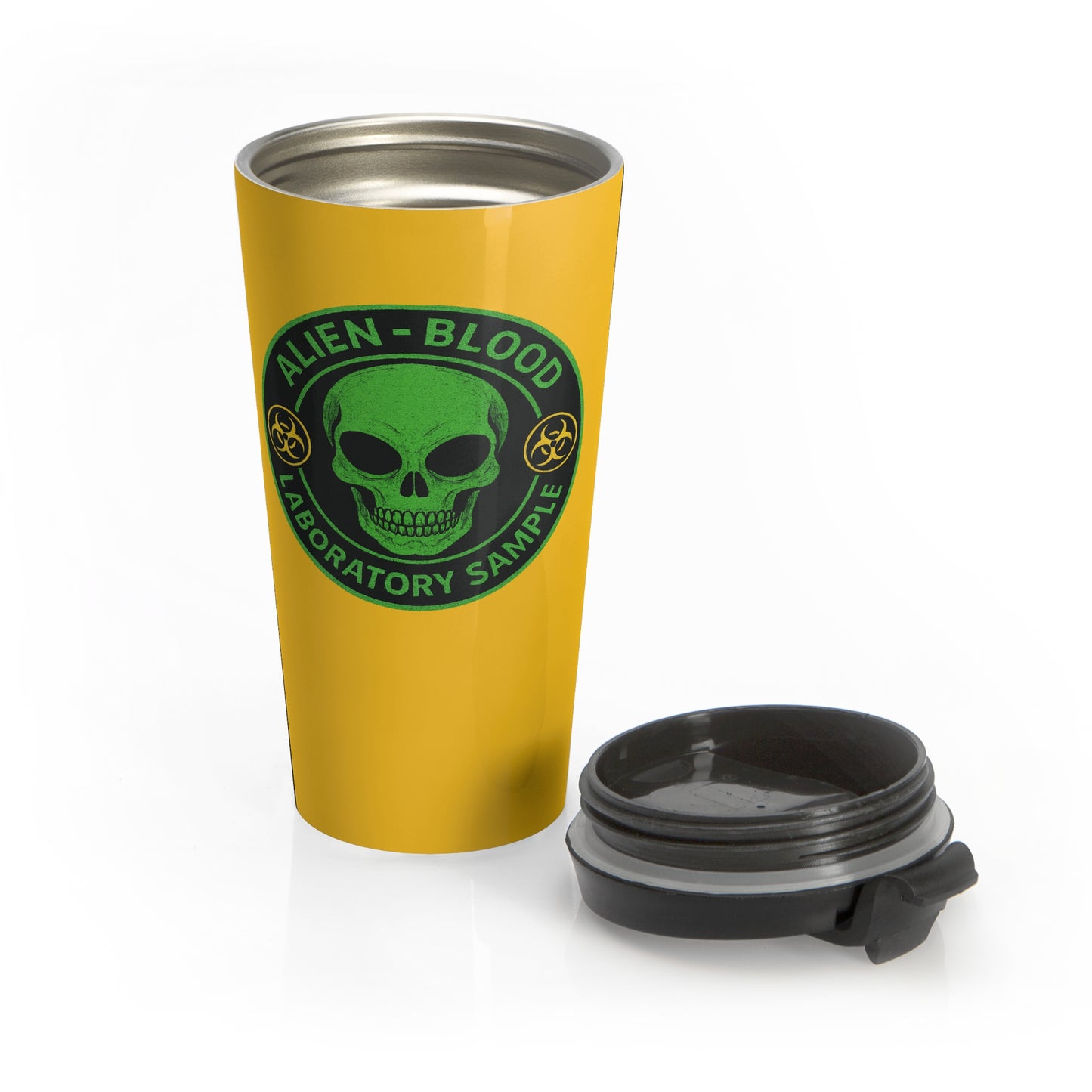 Alien Blood Laboratory Stainless Steel Travel Mug – 15oz