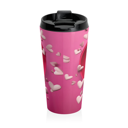 Border Collie Love Stainless Steel Travel Mug – 15oz