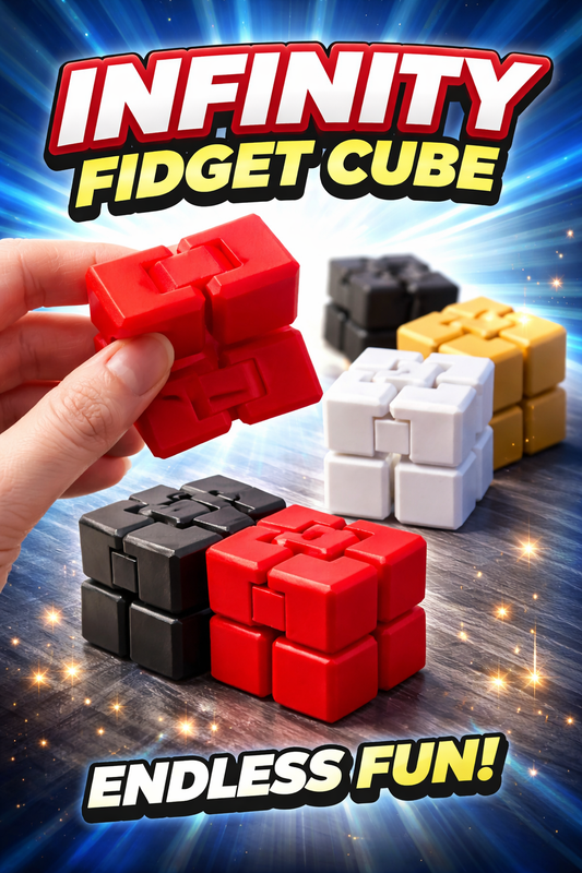 Infinity Fidget Cube – Endless Flip Anxiety Toy