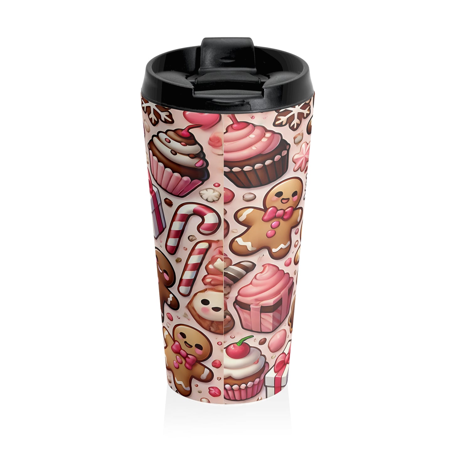 Sweet Cocoa Cutie Stainless Steel Travel Mug – 15oz