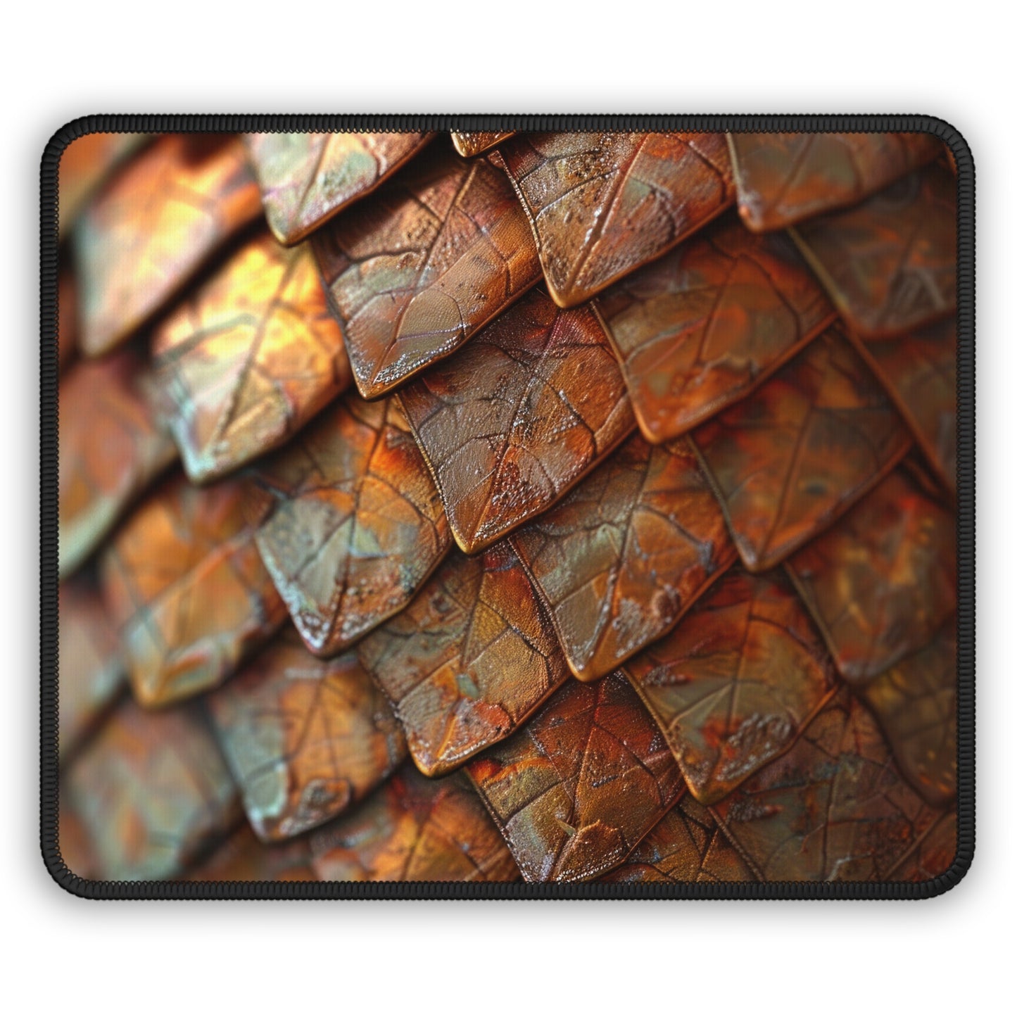 Ember Dragon Scale Mouse Pad