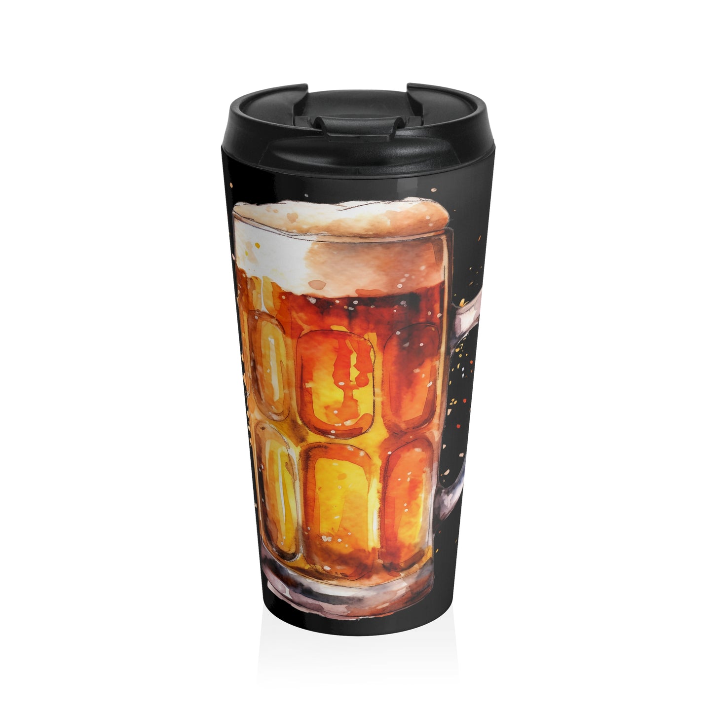 Frothy Beer Mug Stainless Steel Travel Mug – 15oz