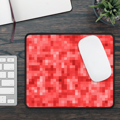 Red Pixel Mouse Pad