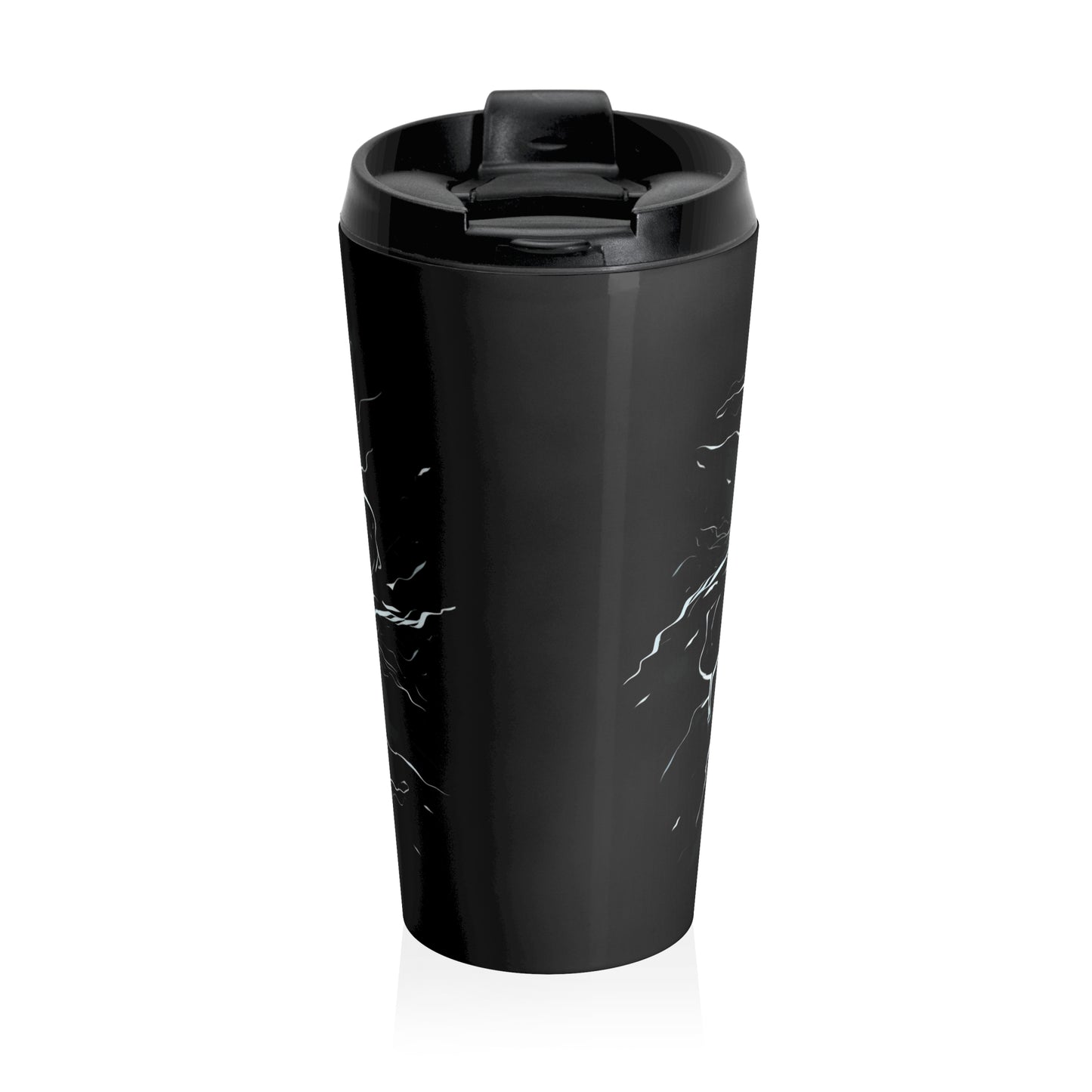 Electric Lightning Heart Stainless Steel Travel Mug – 15oz