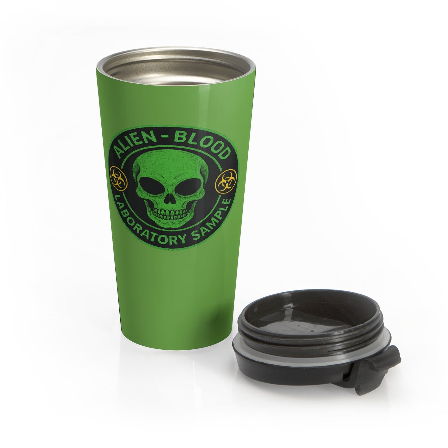 Alien Blood Laboratory Stainless Steel Travel Mug – 15oz