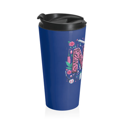 NP Nurse Pride Stainless Steel Travel Mug – 15oz