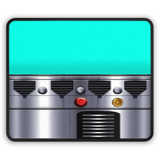 Teal Laser Sword Mouse Pad
