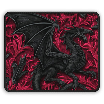 Crimson Shadow Dragon Mouse Pad