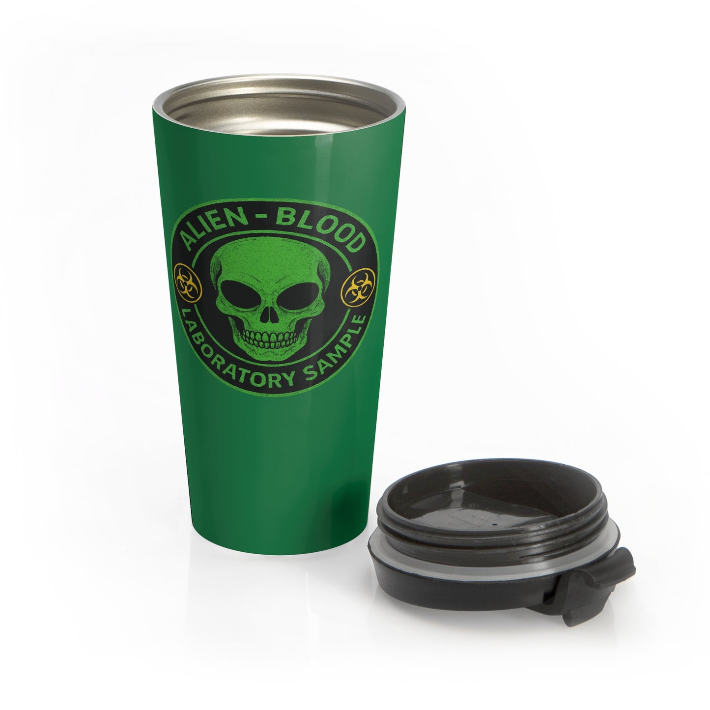 Alien Blood Laboratory Stainless Steel Travel Mug – 15oz