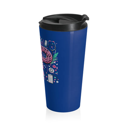 NP Nurse Pride Stainless Steel Travel Mug – 15oz