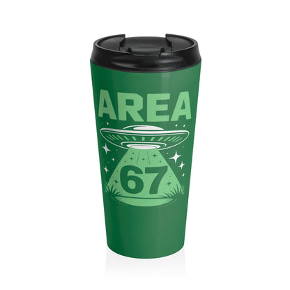 Area 67 UFO Stainless Steel Travel Mug – 15oz