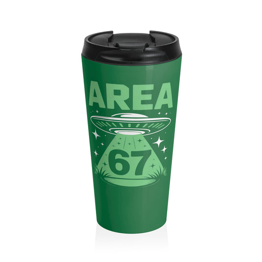 Area 67 UFO Stainless Steel Travel Mug – 15oz