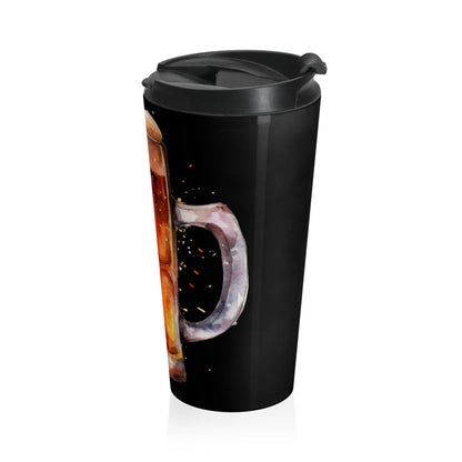 Frothy Beer Mug Stainless Steel Travel Mug – 15oz