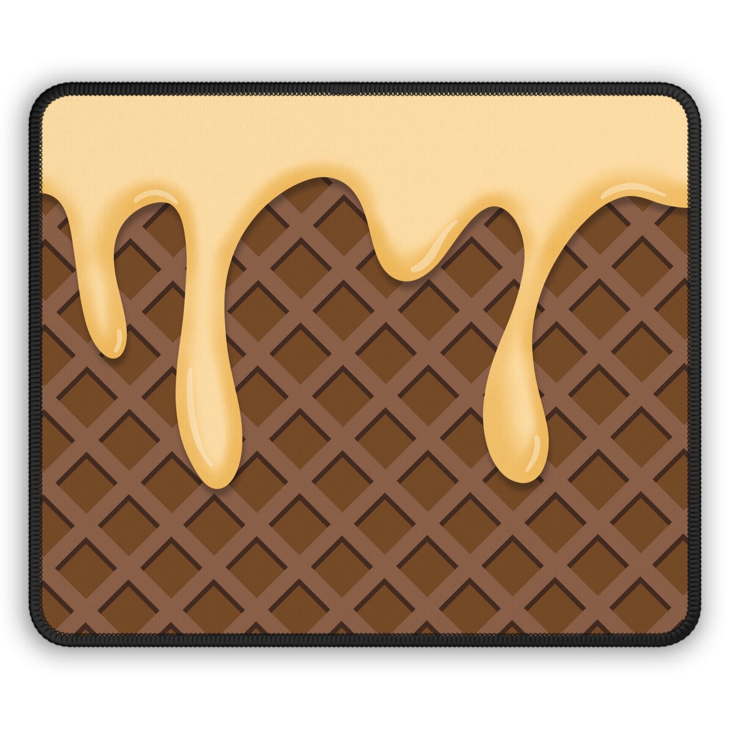 Chocolate Waffle Drip Mouse Pad