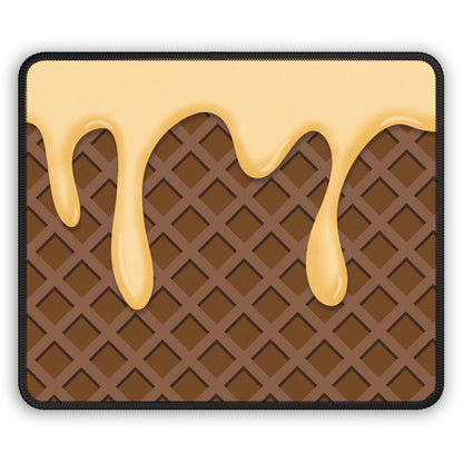 Chocolate Waffle Drip Mouse Pad