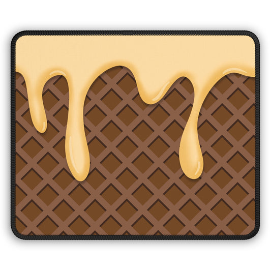 Chocolate Waffle Drip Mouse Pad