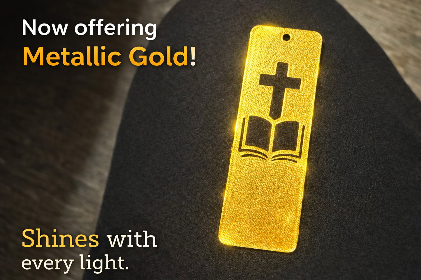 Cross and Bible Bookmark