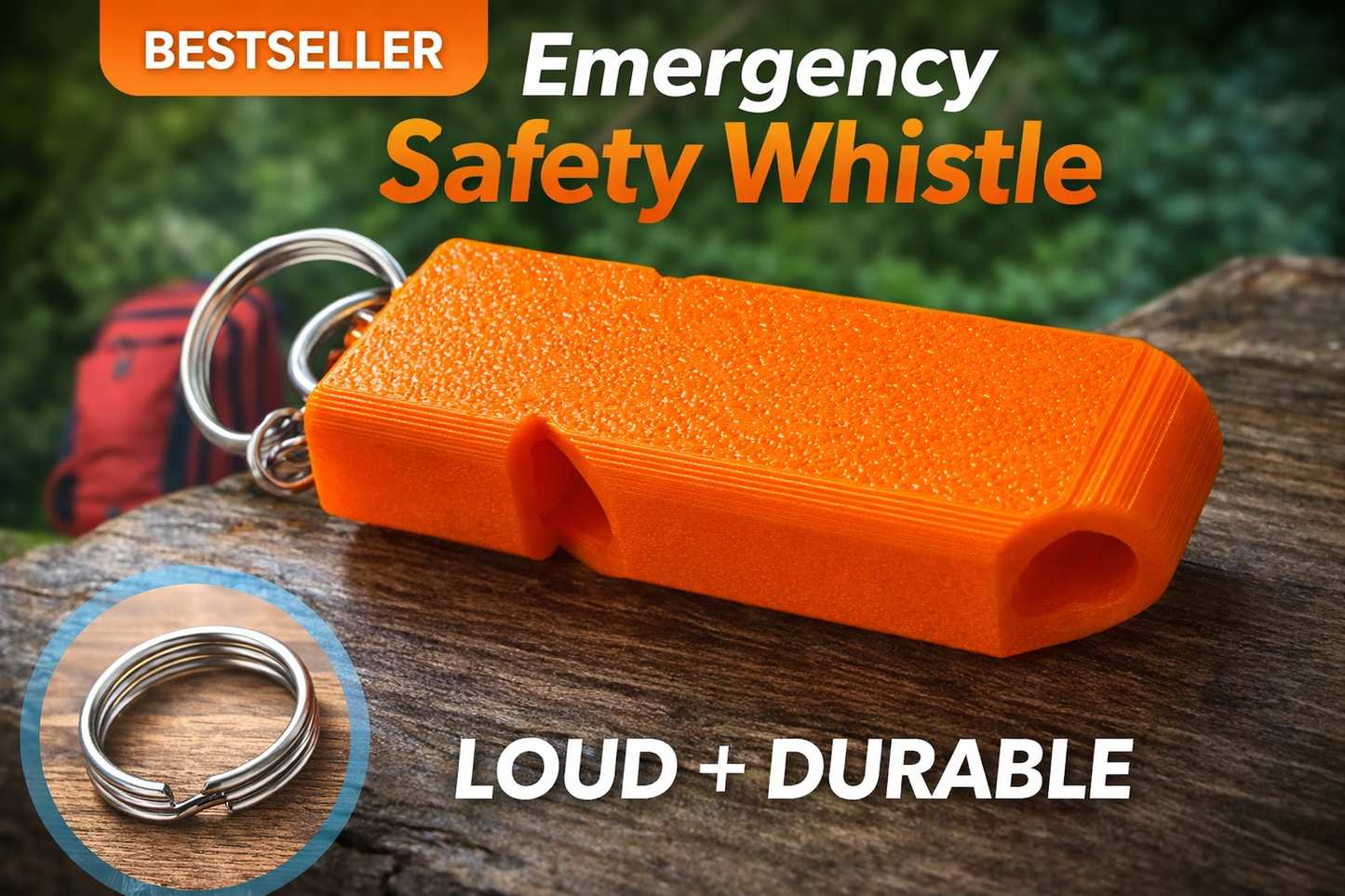 Emergency Safety Whistle 10 Pack